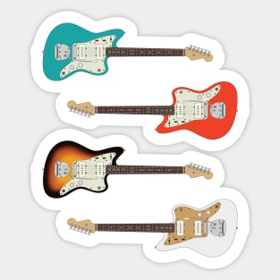 Offset Style Electric Guitar Pack Sticker